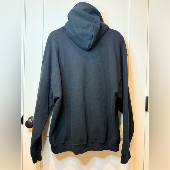 Gildan Hershey Men’s Navy Blue Hoodie Sweatshirt Size XL Red Yellow - Picture 2 of 3